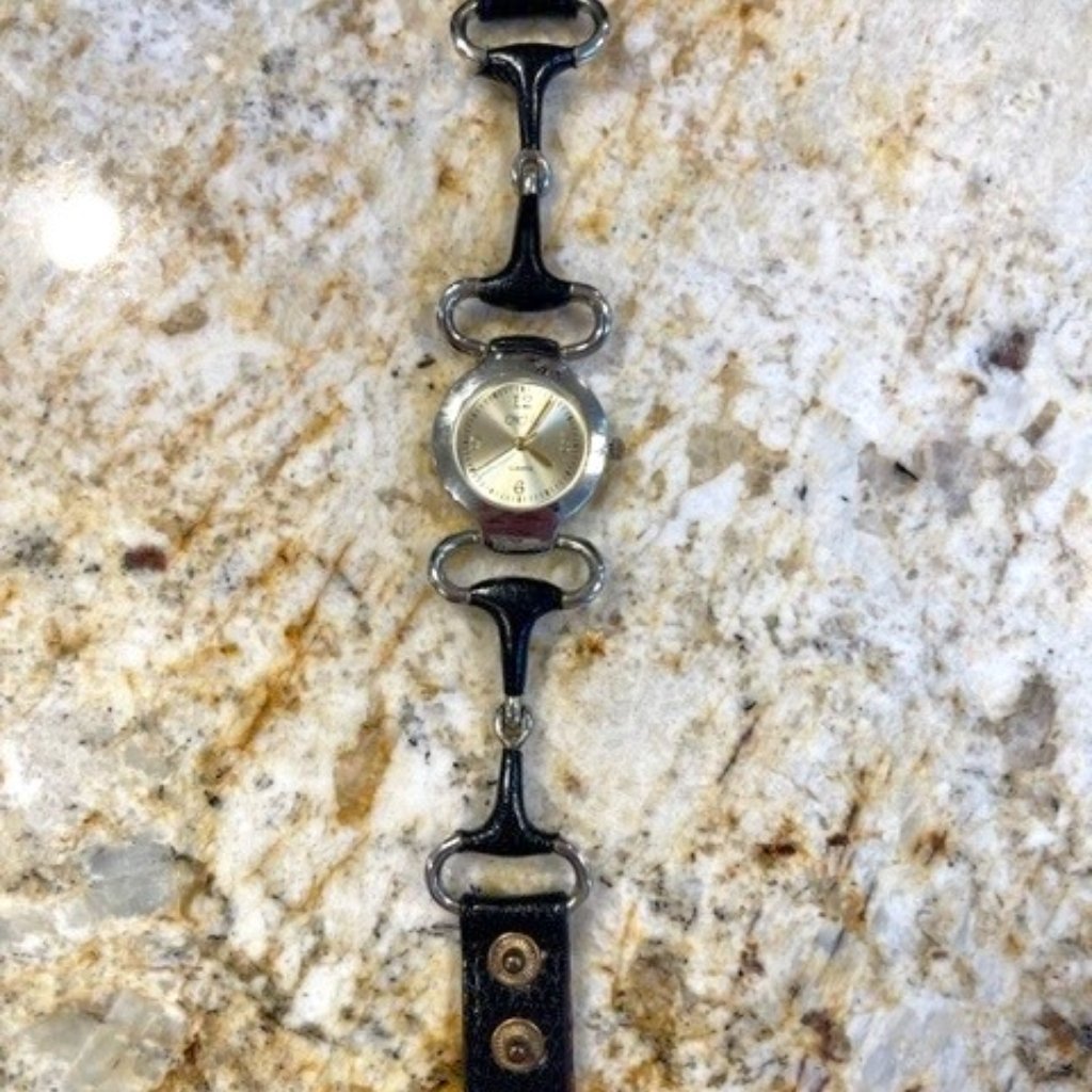 Cache Leather Watch